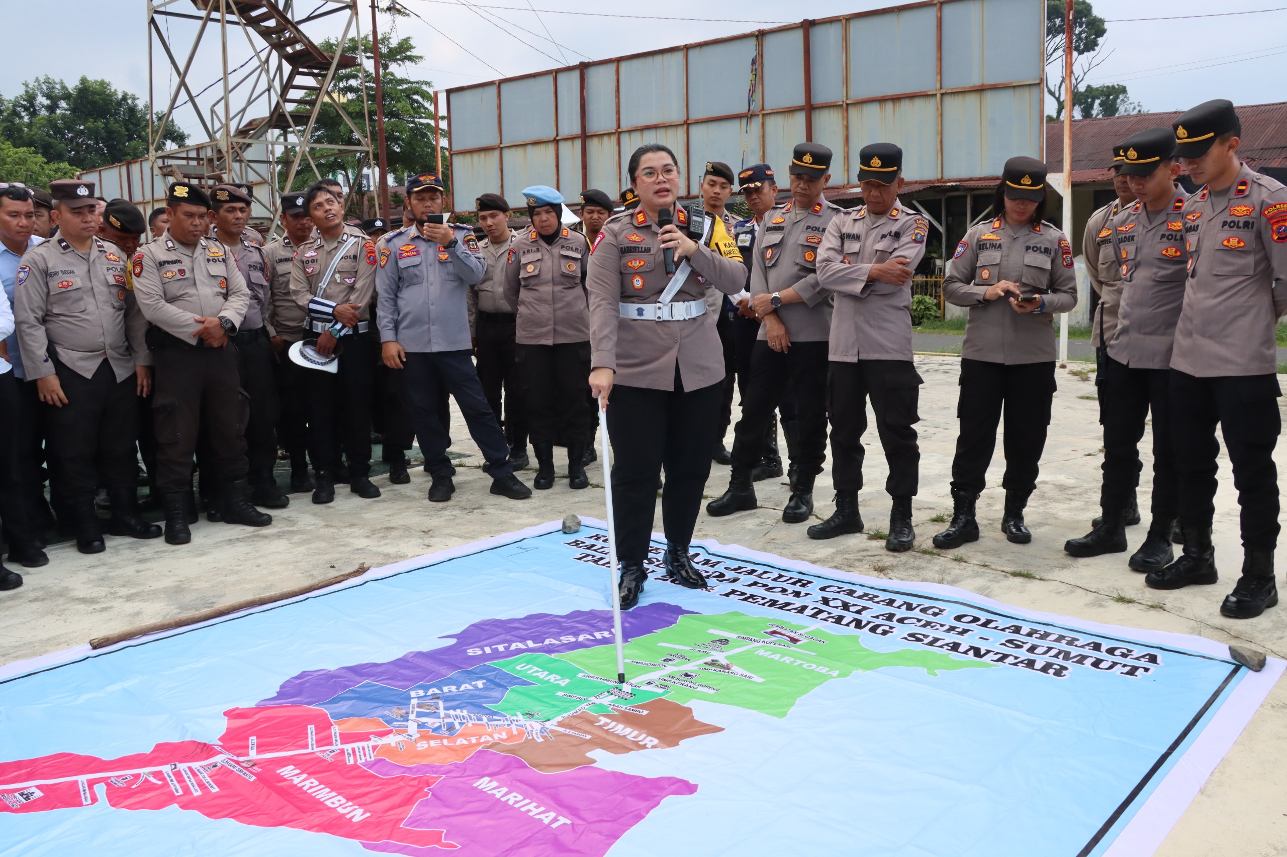Polres Pematangsiantar Laksanakan Apel Kesiapan Pam Jalur Balap Sepeda PON Ke XXI Aceh - Sumut Polres Pematangsiantar Laksanakan Apel Kesiapan Pam Jalur Balap Sepeda PON Ke XXI Aceh - Sumut