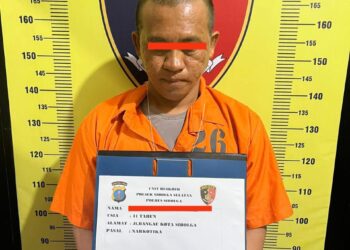 Tim Opsnal Reskrim Polsek Sibolga Selatan Tangkap Pemilik Narkotika Sabu dan Ganja