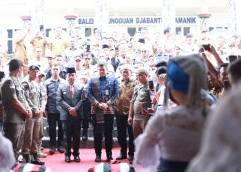 Bupati Simalungun Radiapoh Hasiholan Sinaga Sambut Kehadiran Ketua Kehadiran Dewan Penasehat AKSI DPD Prov Sumut