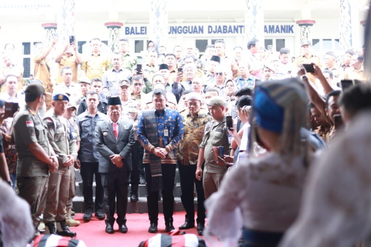 Bupati Simalungun Radiapoh Hasiholan Sinaga Sambut Kehadiran Ketua Kehadiran Dewan Penasehat AKSI DPD Prov Sumut