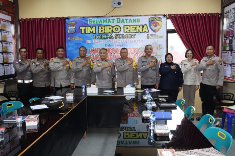 Tim Biro Rena Polda Sumut Kunker Ke Polres Pematangsiantar, Menuju Pelayanan Prima Tim Biro Rena Polda Sumut Kunker Ke Polres Pematangsiantar, Menuju Pelayanan Prima