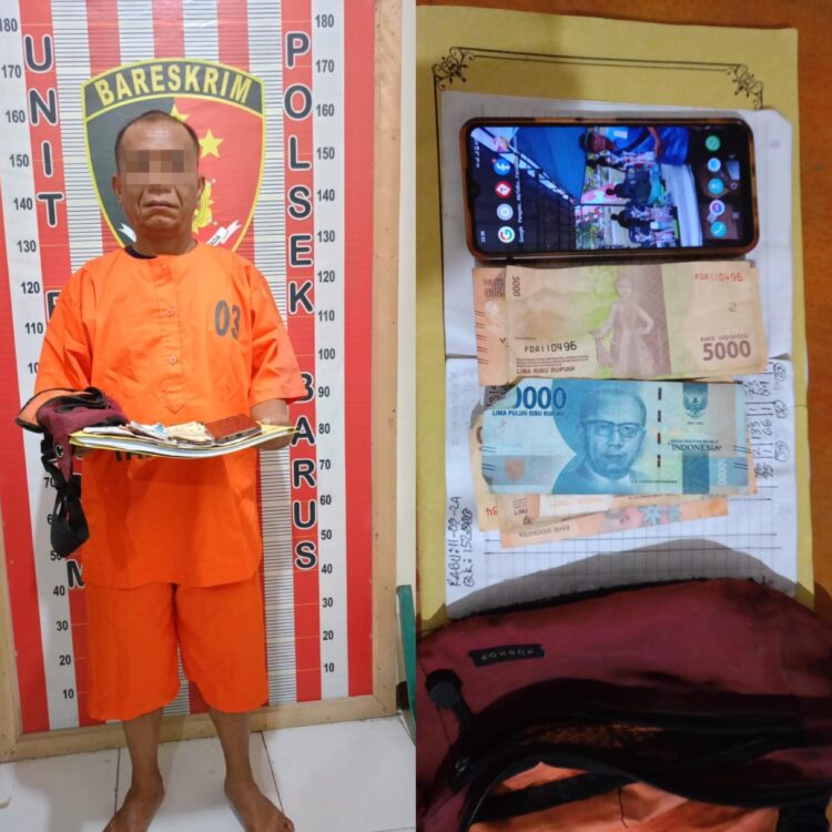 Pelaku Judi Online dari Sosorgadong Tapteng Diciduk Polsek Barus