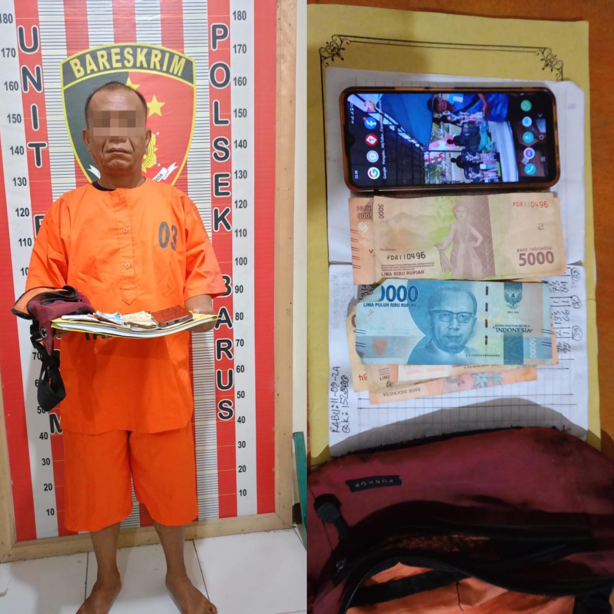 Pelaku Judi Online dari Sosorgadong Tapteng Diciduk Polsek Barus
