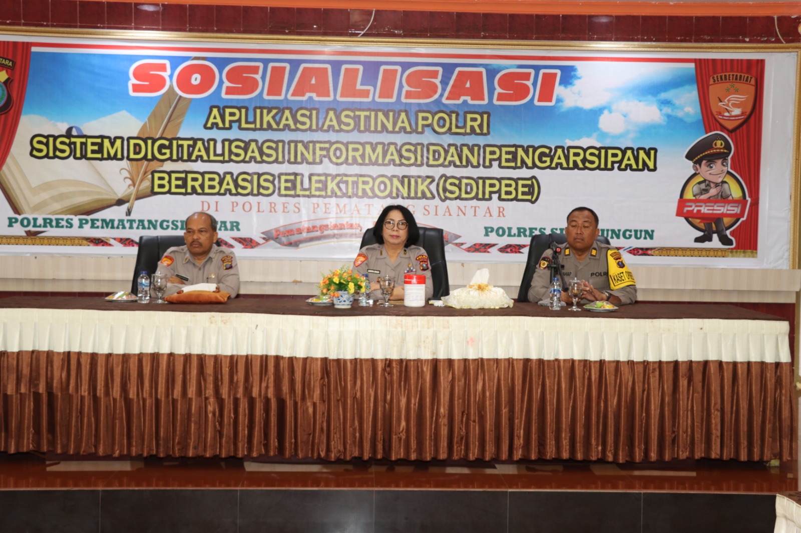 Polres Pematangsiantar Terima Kunker Kasetum Polda Sumut Polres Pematangsiantar Terima Kunker Kasetum Polda Sumut
