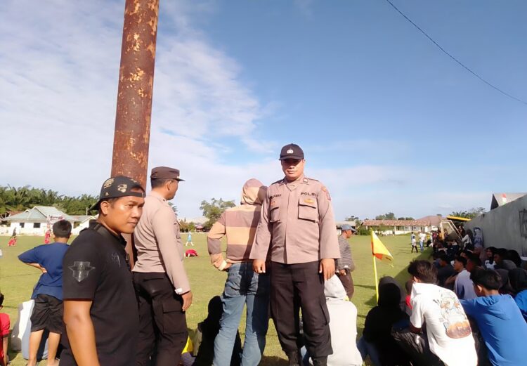 Polres Sergai Pastikan Pertandingan Turnamen Sepakbola Piala Forkopimda Berlangsung Aman