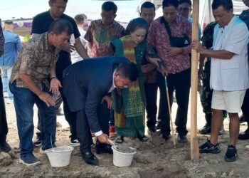 Bupati Simalungun Radiapoh Hasiholan Sinaga Hadiri Peletakan Batu Pertama Pembangunan RS Anugerah di Tanah Jawa