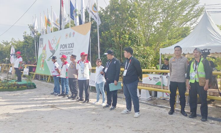 Polres Sergai Kawal Ketat Pengamanan Upacara Cabor Berkuda Equestrian PON XXI