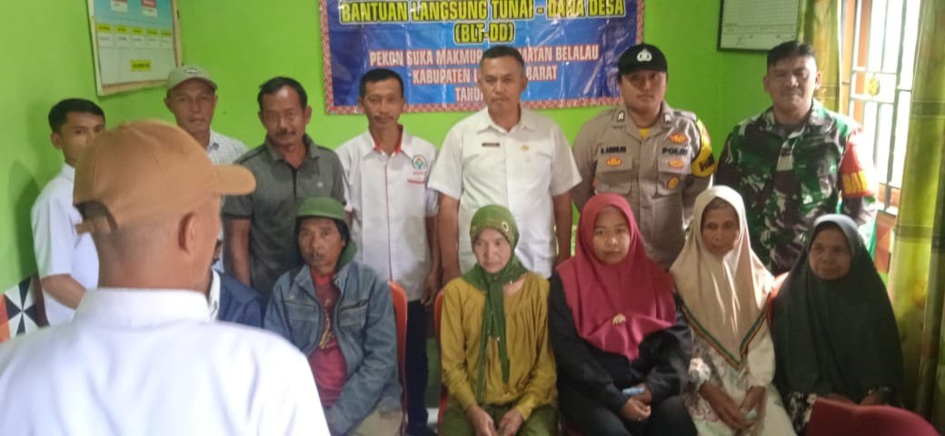 Pekon Suka Makmur Kecamatan Belalau Bagikan 22 KPM BLT-DD