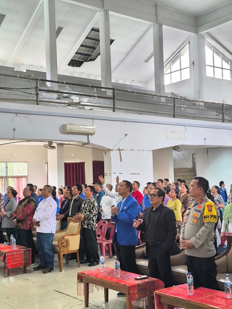 Kapolres Sibolga Berikan Pesan Kamtibmas Pilkada Damai di Acara Sibolga Berdoa