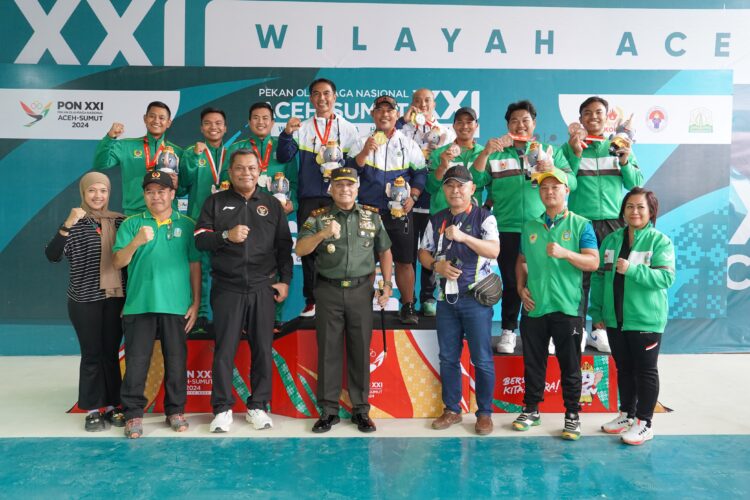 Dansat Brimob Polda Sumut Apresiasi Prestasi Brigadir Okky Tanuwijaya di PON XXI di Aceh