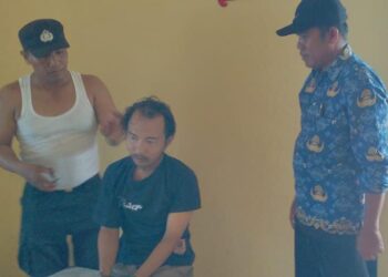 Polsek Perdagangan Gerak Cepat Amankan ODGJ Yang Resahkan Warga Pasar Pekan Pematang Bandar
