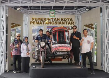 Display Becak Siantar Hadir di Bandara Kualanamu, Ayo ke Sianțar!