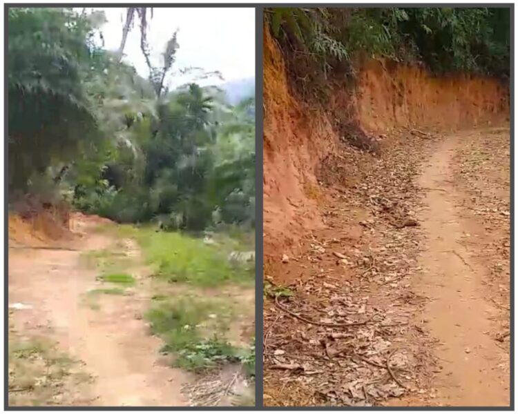 Tanpa Plank, Proyek Jalan Usaha Tani di Binjohara Uruk Bersumber Dari Dana Desa Disinyalir Siluman