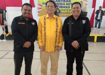 Ketua DPC Pemuda Mitra Kamtibmas Maringan Bancin Melantik Pengurus Anak Cabang Se-Kabupaten Pakpak Bharat