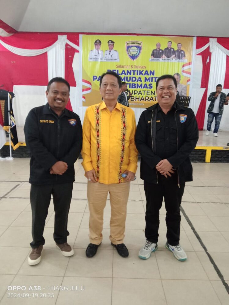 Ketua DPC Pemuda Mitra Kamtibmas Maringan Bancin Melantik Pengurus Anak Cabang Se-Kabupaten Pakpak Bharat