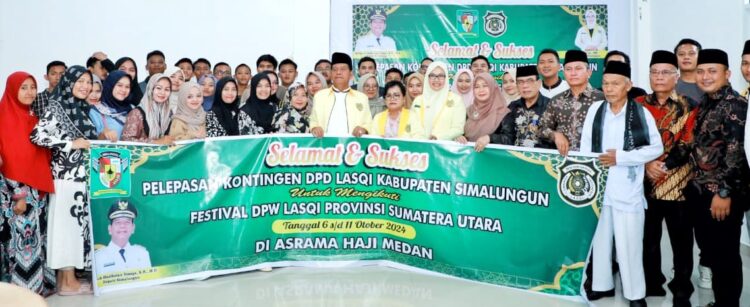 Bupati Simalungun Radiapoh Hasiholan Sinaga Pesankan Kontingen DPD Lasqi Menjaga Kesehatan Dan Sportifitas Dalam Pertandingan 