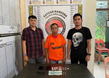 Polres Simalungun Berhasil Ringkus Borok Residivis Bandar Narkoba, 10,91 Gram Sabu Disita