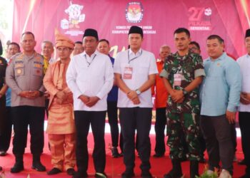 Polres Sergai Amankan Tahapan Penetapan Nomor Urut Paslon dan Deklarasi Damai