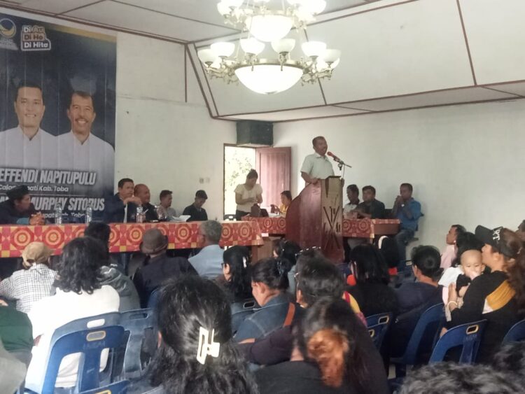 Calon Bupati Toba Nomor Urut 3 Effendi - Murphy Semakin Dipercaya Masyarakat