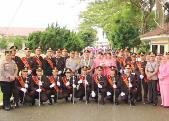 Penuh Haru, Kapolres Sergai Pimpin Sertijab Wakapolres Masuki Purna Bakti