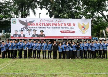 Pjs Wali Kota Pematangsiantar Drs Matheos Tan MM Menjadi Inspektur Upacara Peringatan Hari Kesaktian Pancasila Tahun 2024