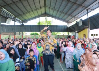 Temu Ramah Bersama Kordinator Pemenang Pemilu Gunung Maligas, Warga: Terimakasih Pak RHS, Setelah 35 Tahun Jalan Kami Akhirnya Diperbaiki 