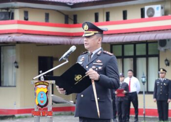 Kapolres Tapteng Sebagai Irup Pada Peringatan Hari Kesaktian Pancasila Tahun 2024 