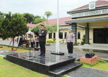 Polres Sergai Gelar Upacara Peringatan Hari Kesaktian Pancasila, Momen Merefleksikan Nilai-nilai Fundamental Pancasila