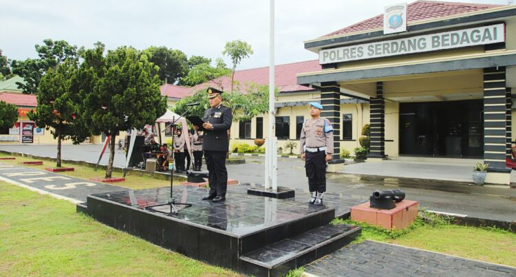 Polres Sergai Gelar Upacara Peringatan Hari Kesaktian Pancasila, Momen Merefleksikan Nilai-nilai Fundamental Pancasila