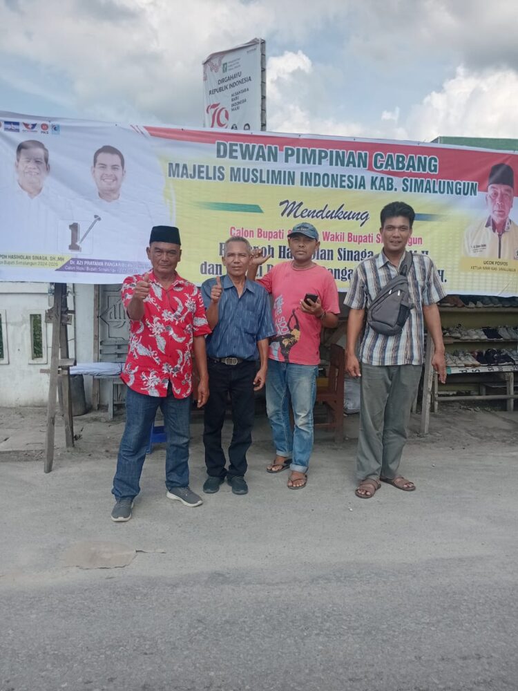 Majelis Muslimin Indonesia Kabupaten Simalungun Siap Mendukung Penuh Radiapoh Hasiholan Sinaga - Azi Pratama Pangaribuan di Pilkada Simalungun