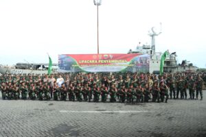 Upacara Penyambutan Purna Tugas Satgas Pamtas TNI, Dansat Brimob Polda Sumut : Sinergitas TNI-Polri Merupakan Pilar Penting Dalam Menjaga Stabilitas Keamanan