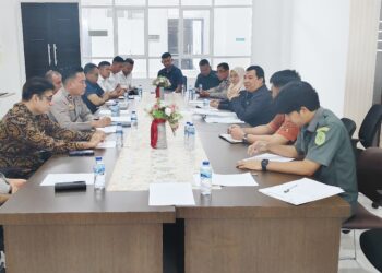 Polres Sergai Bersama PN Seirampah Gelar Rakor Konstatering