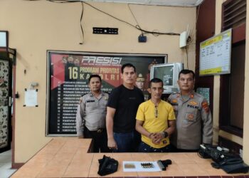 Polsek Serbalawan Berhasil Amankan Pelaku Penembakan di Tapian Dolok