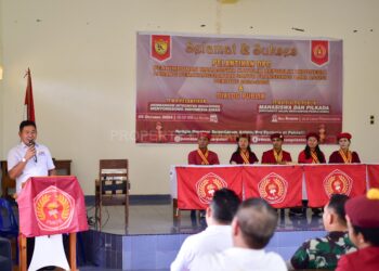 Mangatas Silalahi Hadiri Undangan Pelantikan PMKRI Kota Siantar