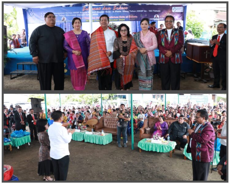 Jemaat HKBP Rogate Ressort Siantar Baru Doakan dan Dukung Radiapoh Hasiholan Sinaga Kembali Memimpin Kabupaten Simalungun