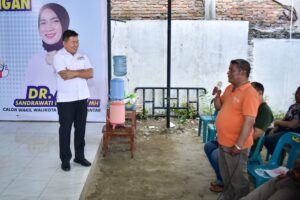 Selepas Buruh, Ratusan "Bang Ojol" Dukung Mangatas Silalahi-Ade Sandrawati Purba
