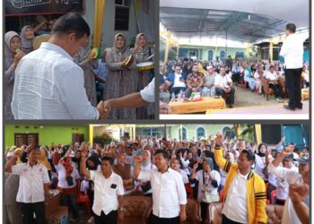 "RHS-AZI Menang!" Menggema di Tapian Dolok, RHS Senang Disambut Tabuhan Rebana