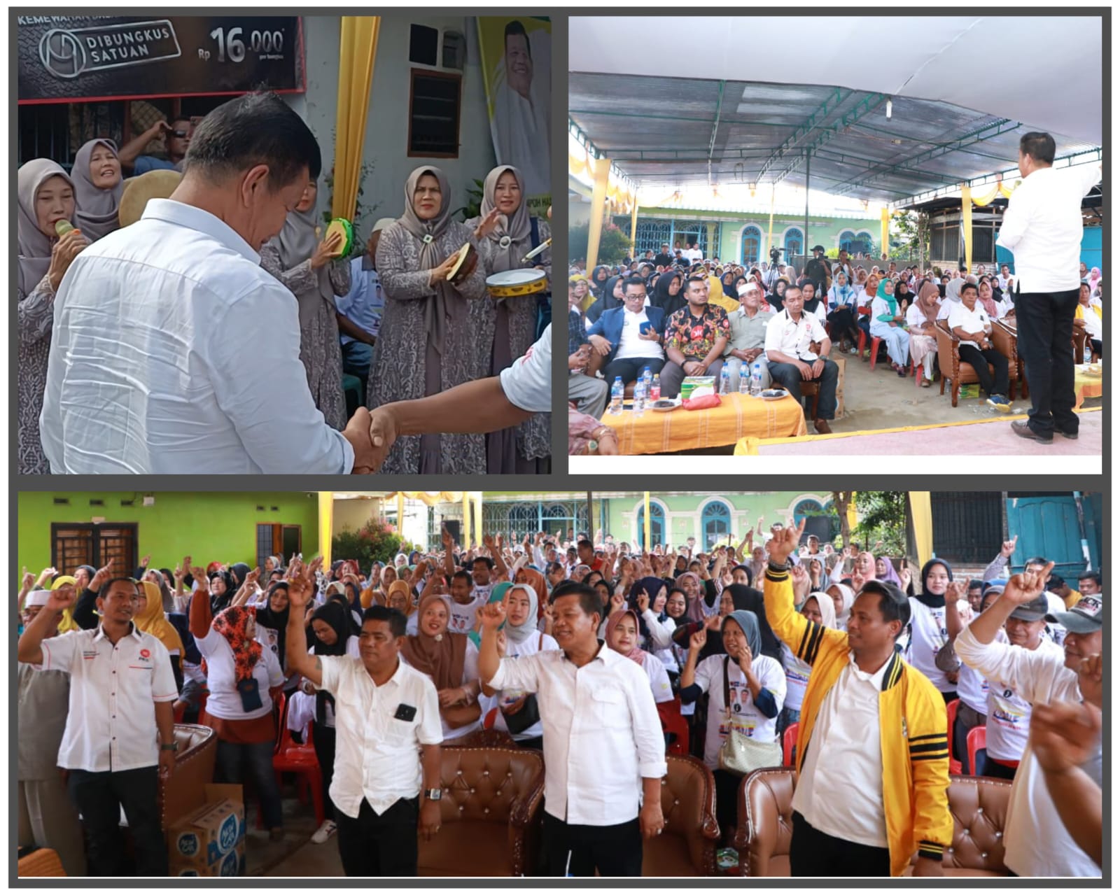 "RHS-AZI Menang!" Menggema di Tapian Dolok, RHS Senang Disambut Tabuhan Rebana "RHS-AZI Menang!" Menggema di Tapian Dolok, RHS Senang Disambut Tabuhan Rebana