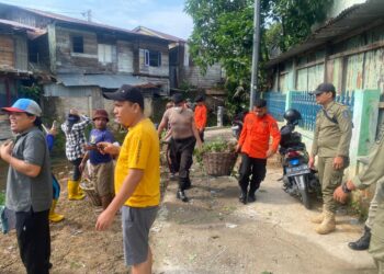 HUT TNI Ke-79, Polres Sibolga dan Instansi Terkait Gelar Gotong Royong