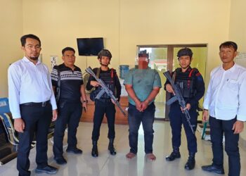 Personil Sat Brimob Polda Sumut Amankan Pelaku Percobaan Pencurian di Yayasan Jissho