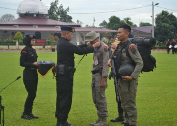 Sat Brimob Polda Sumut Gelar Upacara Pembukaan Pembinaan Tradisi Bintara dan Tamtama Remaja TA 2024