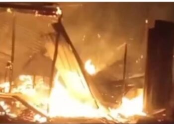Warung Nasi Tim Pemenangan Mama Kembali Jadi Korban Pembakaran OTK