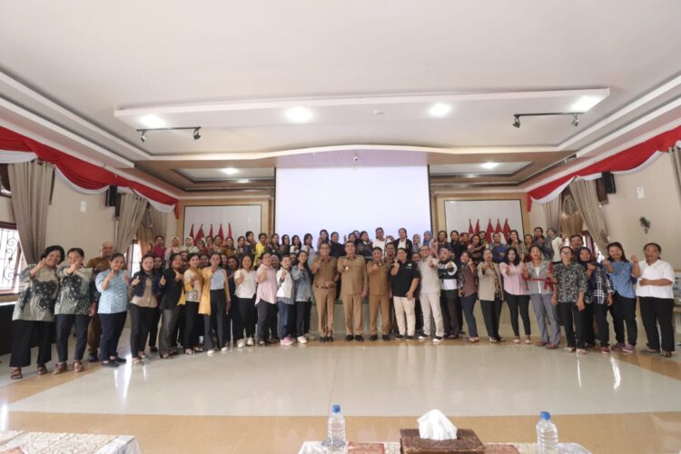 Pjs Bupati Pakpak Bharat Membuka Kegiatan Aksi 5 Pembinaan Pelaku dan Pemerintah Desa Dalam Penanganan dan Pencegahan Stunting