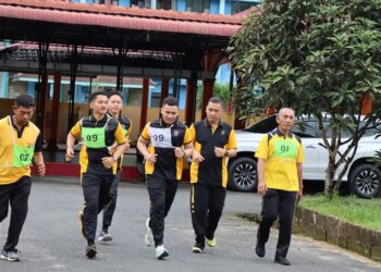 Personil Polres Tapteng Wajib Menjalani  Tes Kesamaptaan