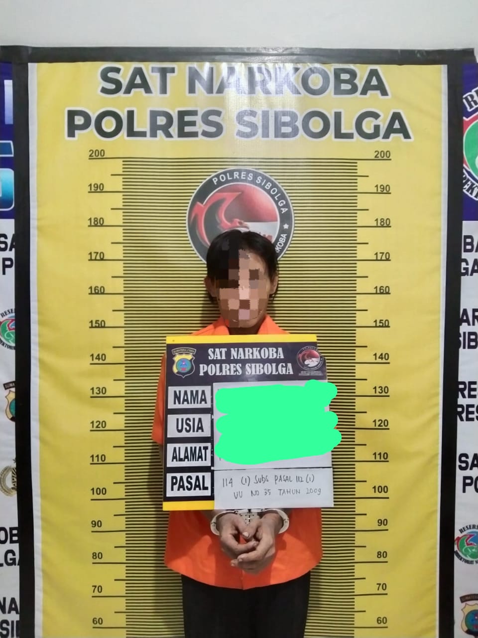 Tim Opsnal Sat Resnarkoba Polres Sibolga Kembali Tangkap Residivis  Narkoba