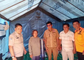 Pemkab Pakpak Bharat Salurkan Bantuan Bagi Korban Kebakaran di Desa Traju Kecamatan Siempat Rube