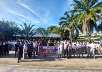 Sat Lantas Polres Simalungun Gelar Police Goes to School, Edukasi Siswa SMK UISU tentang Keselamatan Berlalu Lintas