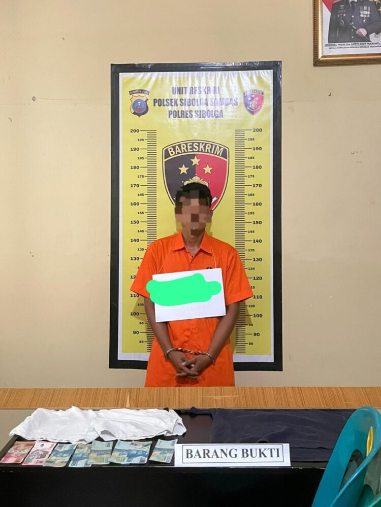 Terekam CCTV, Pelaku Bongkar Brankas Ditangkap Polsek Sibolga Sambas