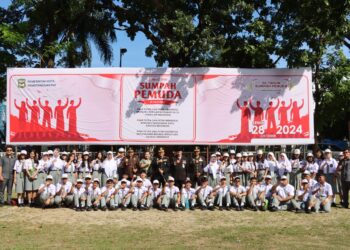 Kapolres Pematangsianțar Hadiri Upacara Peringatan Hari Sumpah Pemuda Ke-96