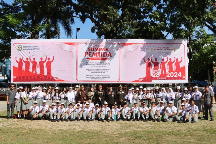 Kapolres Pematangsianțar Hadiri Upacara Peringatan Hari Sumpah Pemuda Ke-96